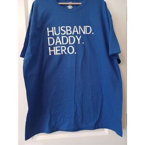 Husband Daddy Hero Men's T-shirt size 2XL